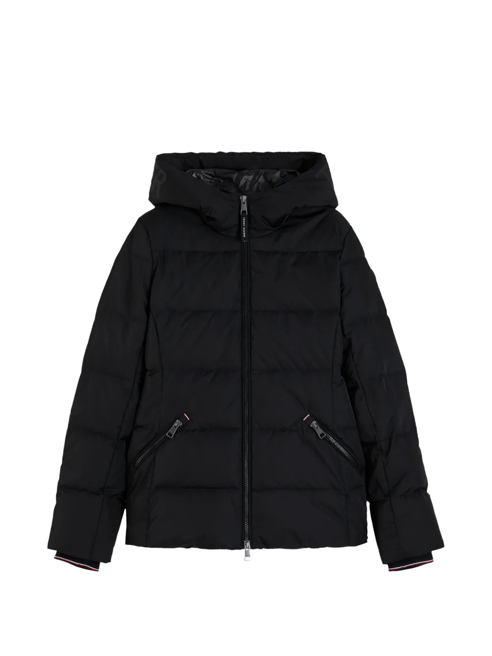 Tommy Hilfiger Donsjack met capuchon Zwart