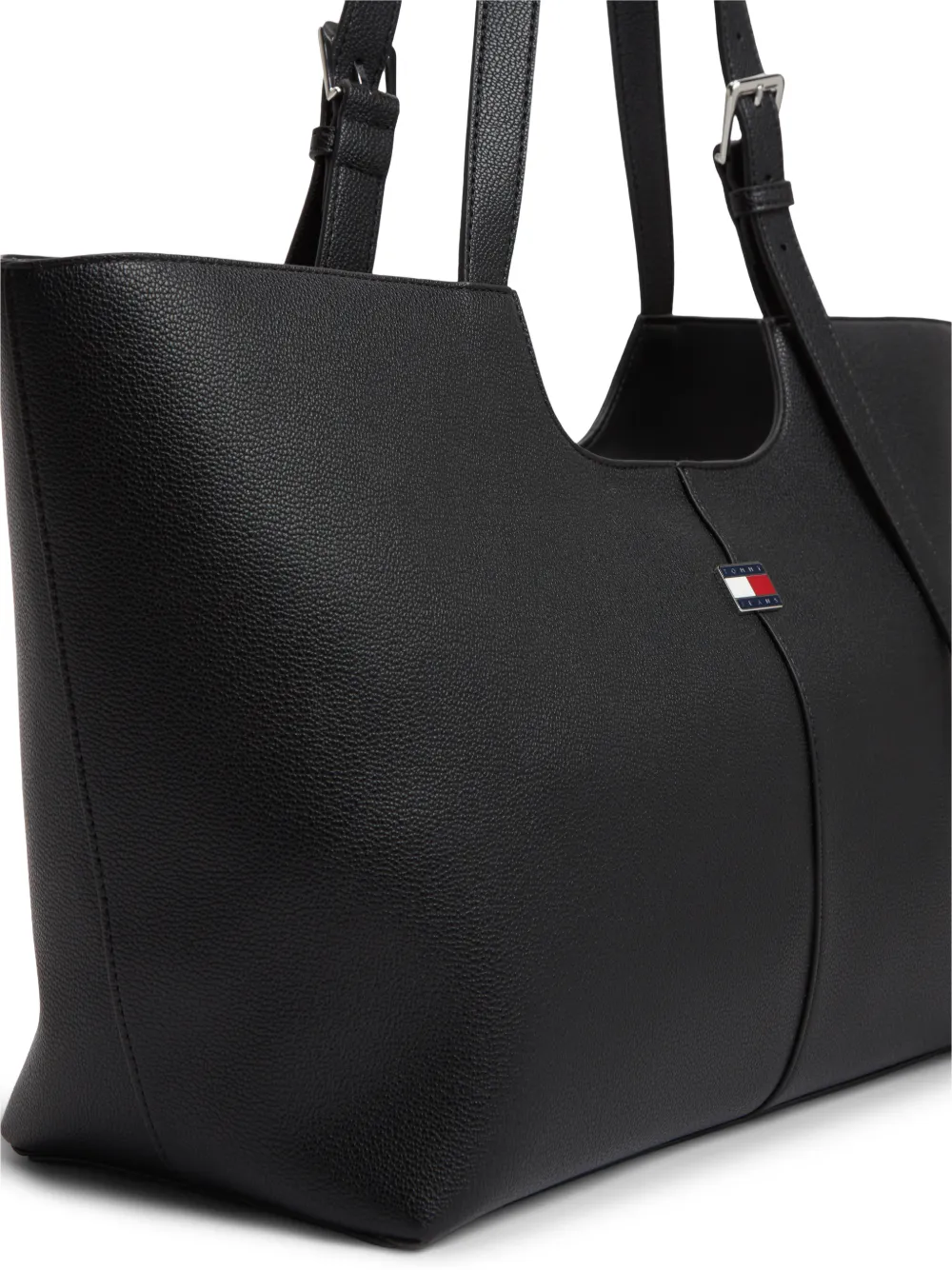 Tommy Hilfiger Schoudertas met logoplakkaat Zwart