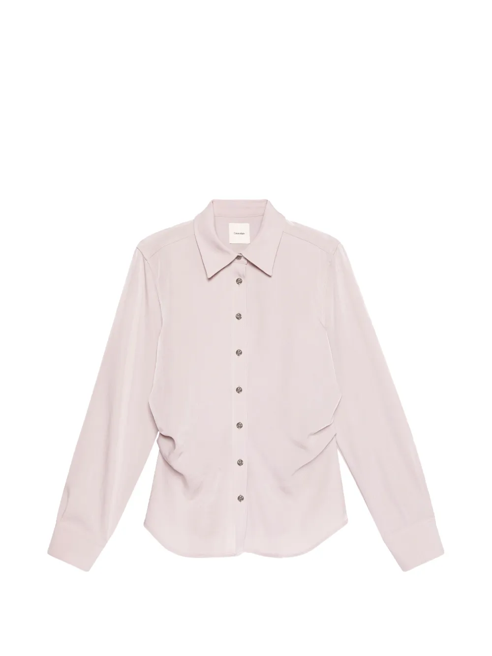 Calvin Klein Blouse met ruches taille Beige