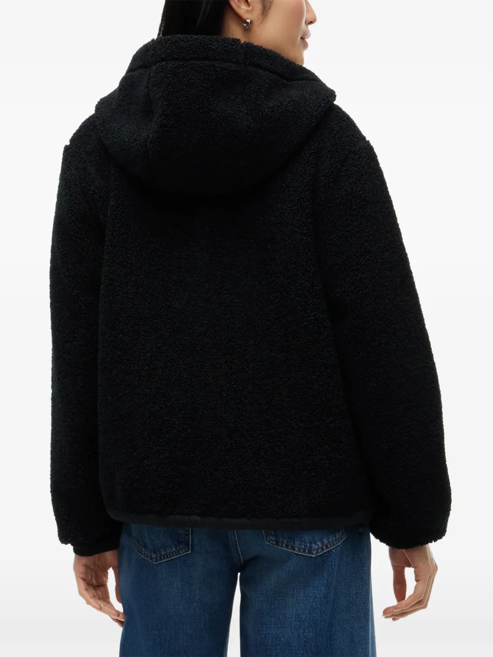 Tommy Hilfiger Fleece jack Zwart