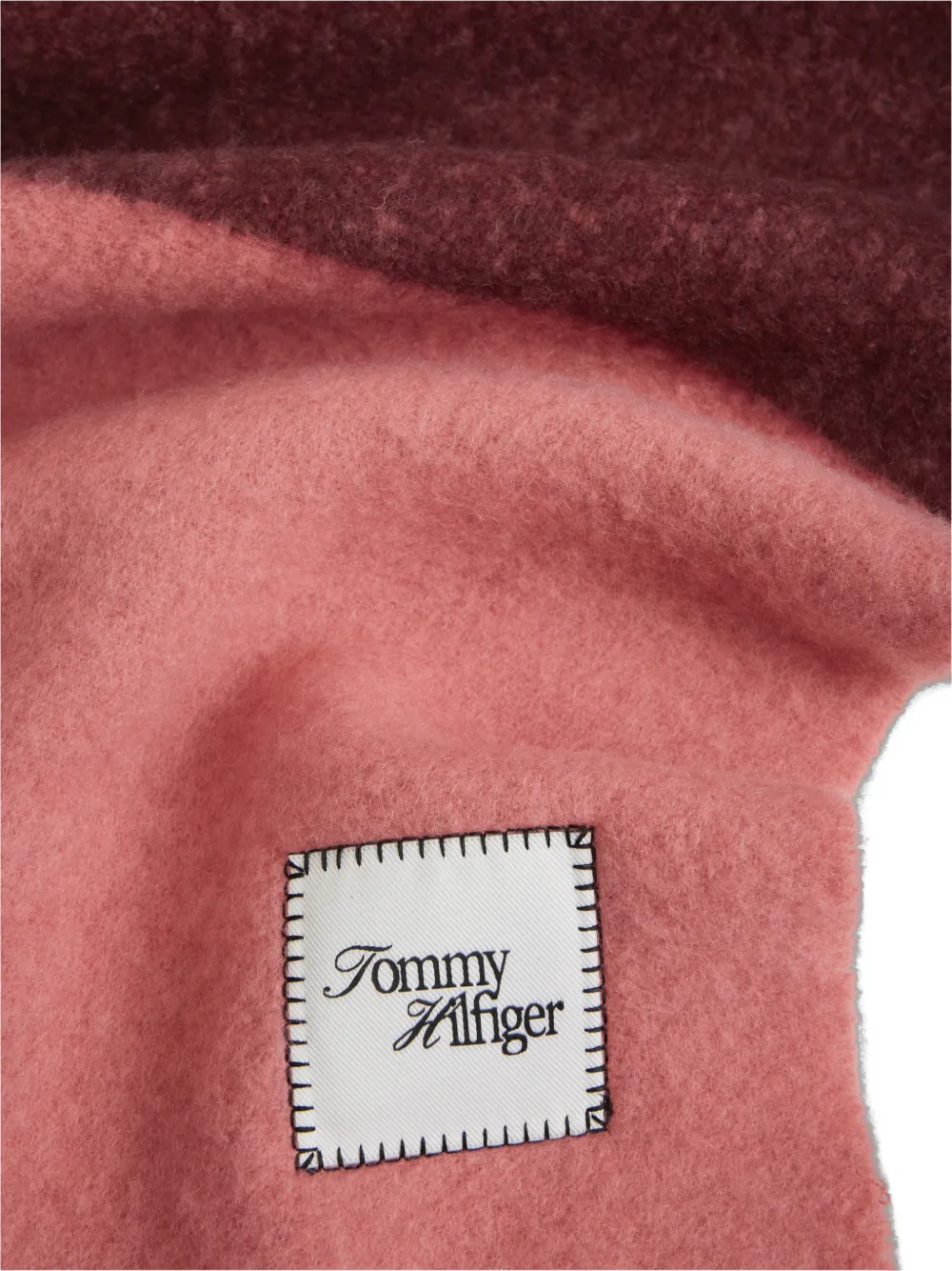 Tommy Hilfiger Sjaal met colourblocking Roze