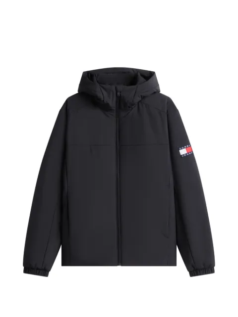 Tommy Hilfiger logo-patch hooded jacket