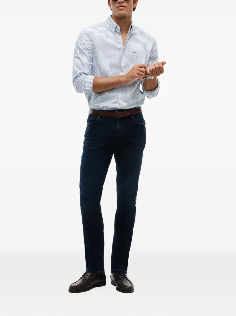 Tommy Hilfiger Bleeker slim-fit jeans Blauw