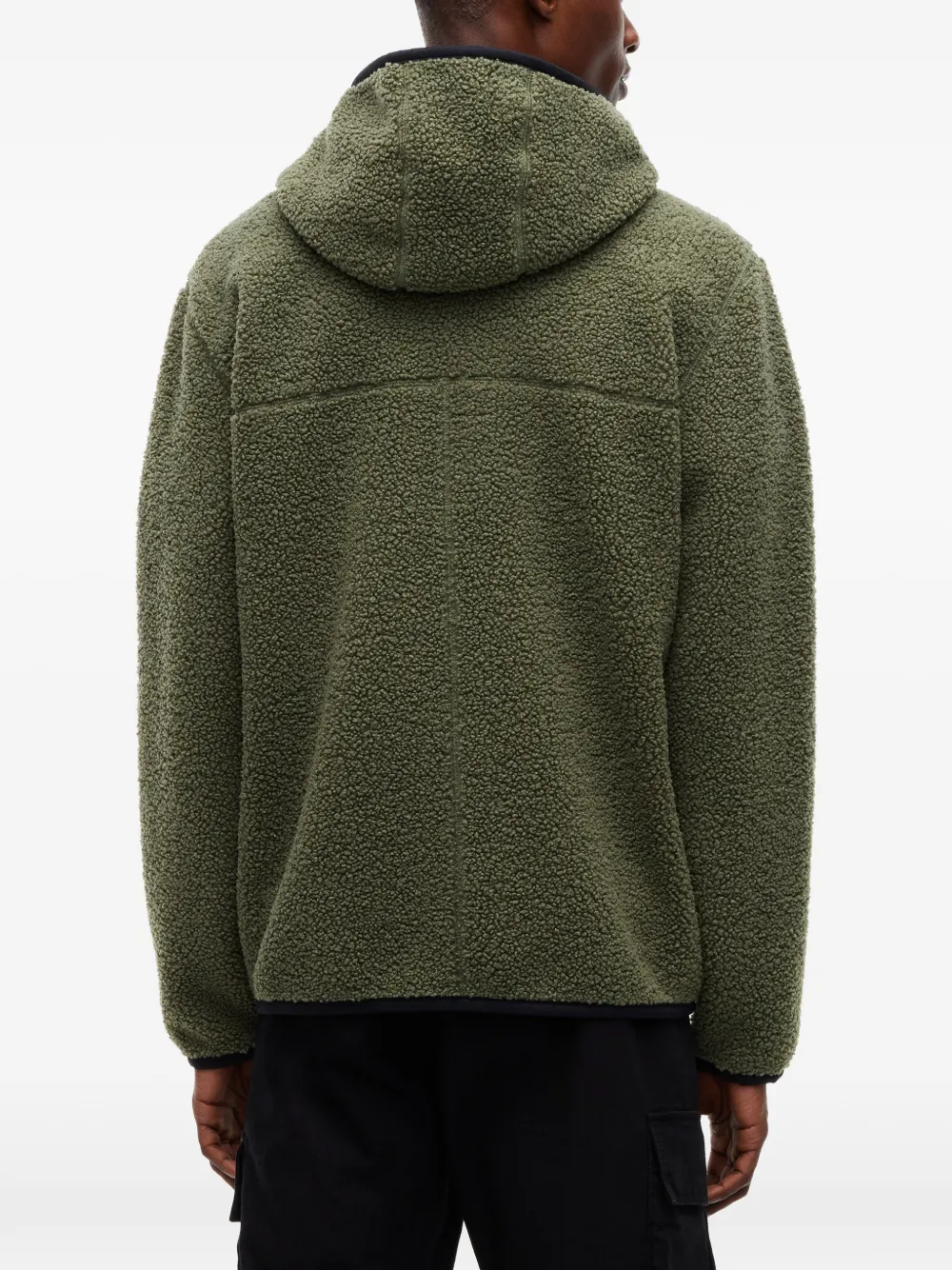 Tommy Hilfiger Badge jack met capuchon en logo-patch Groen