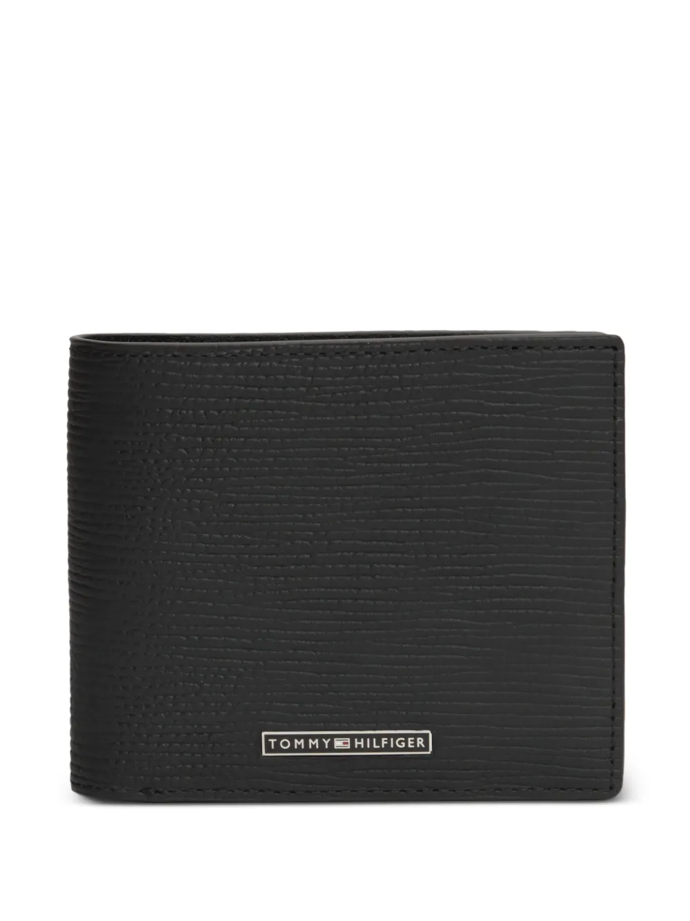 Tommy Hilfiger logo-plaque bifold wallet - Nero