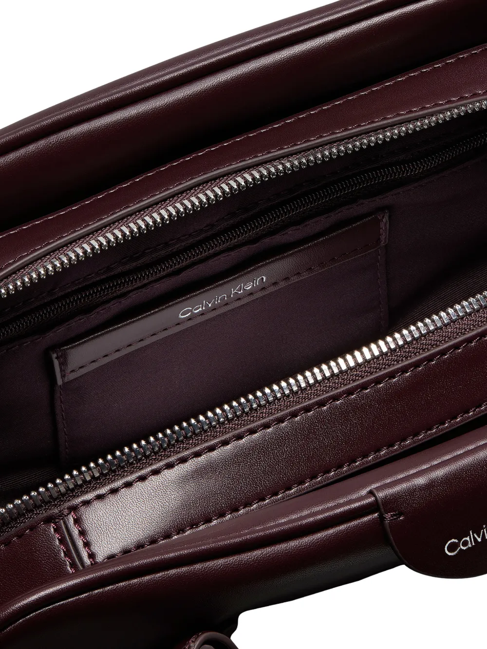 Calvin Klein Schoudertas met logoplakkaat Rood