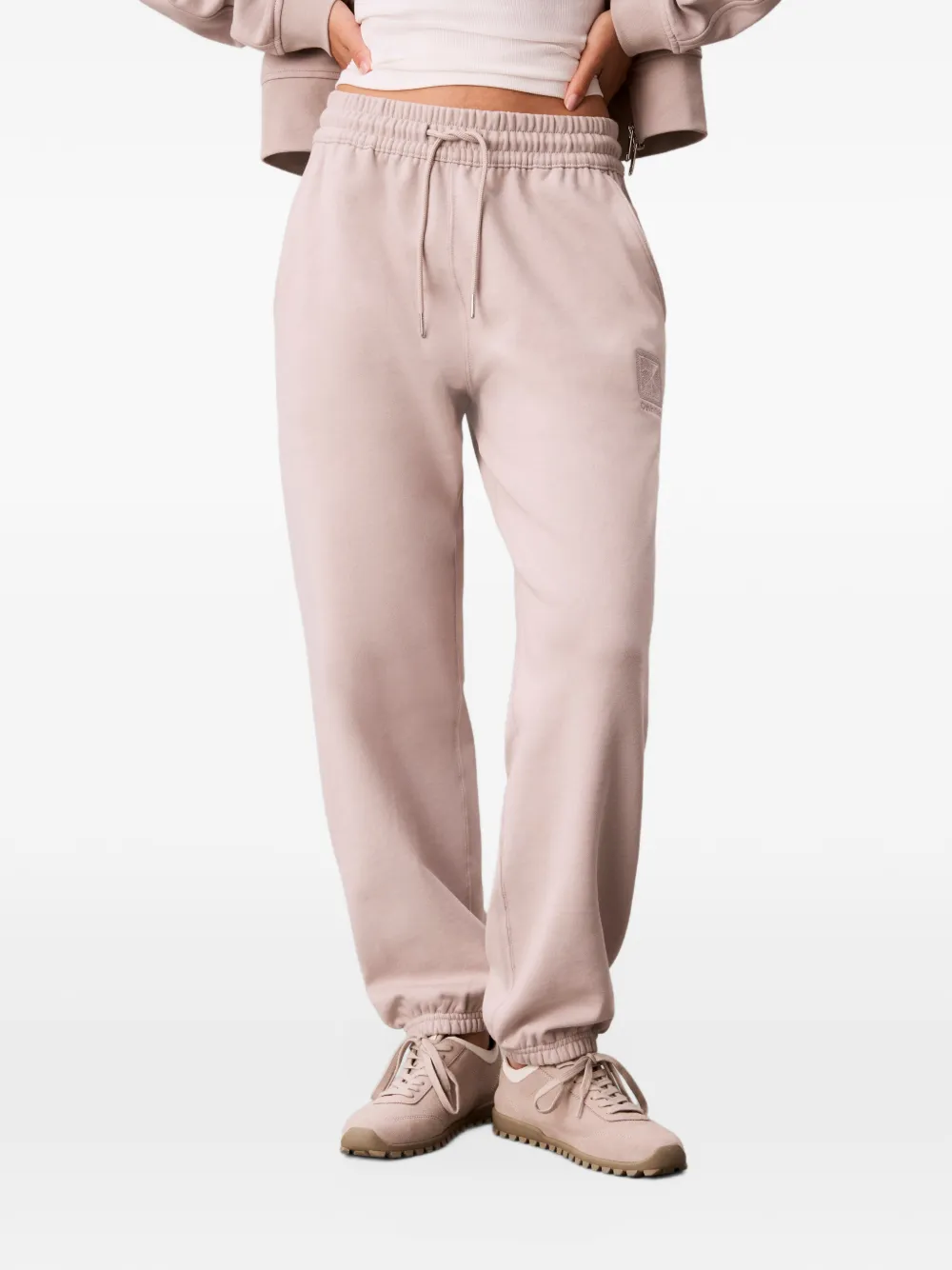 Calvin Klein Trainingsbroek met geborduurd logo Roze