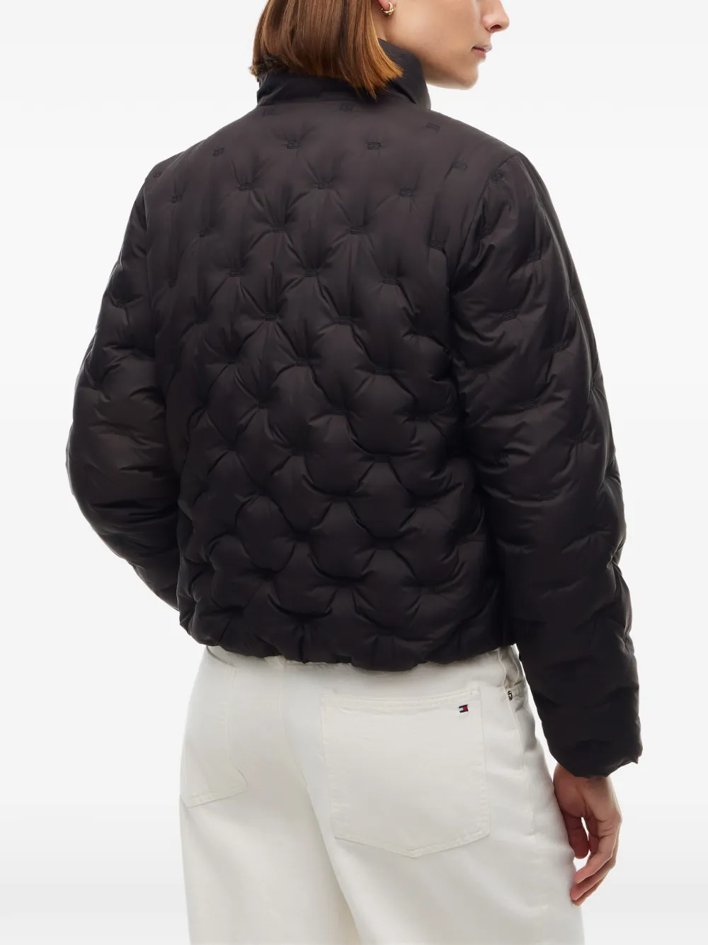 Tommy Hilfiger Gewatteerd jack Zwart