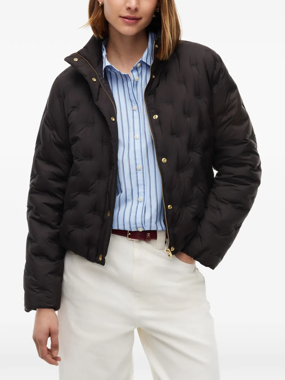 Tommy Hilfiger Gewatteerd jack Zwart