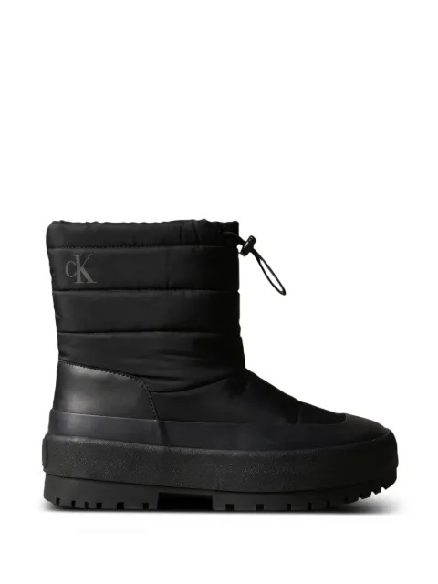 Calvin Klein botas de lluvia capitonadas con cordón ajustable