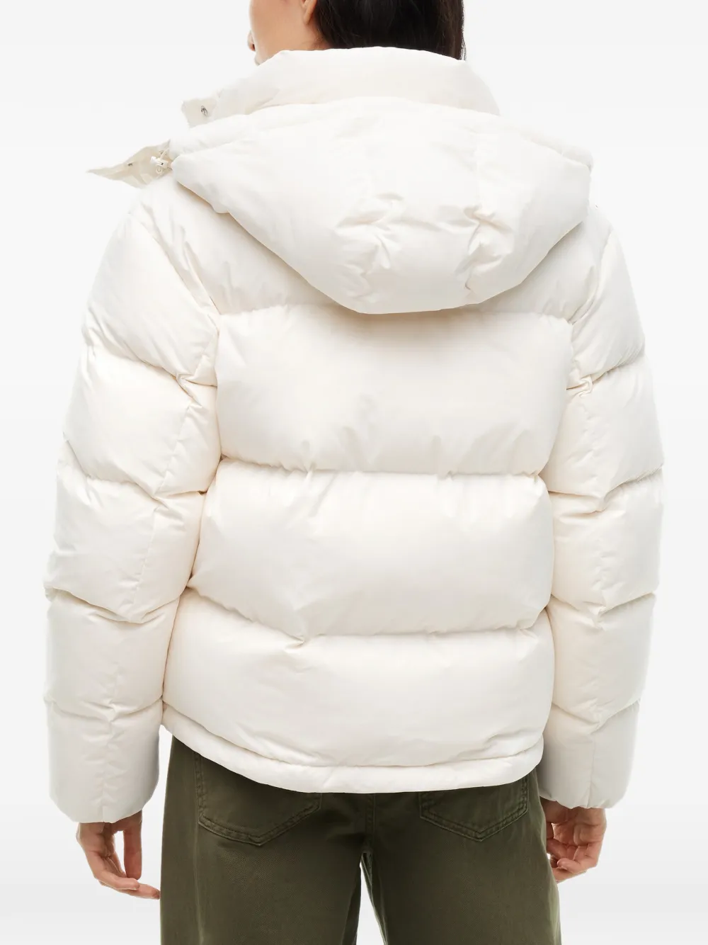 Tommy Hilfiger Donsjack met capuchon Beige