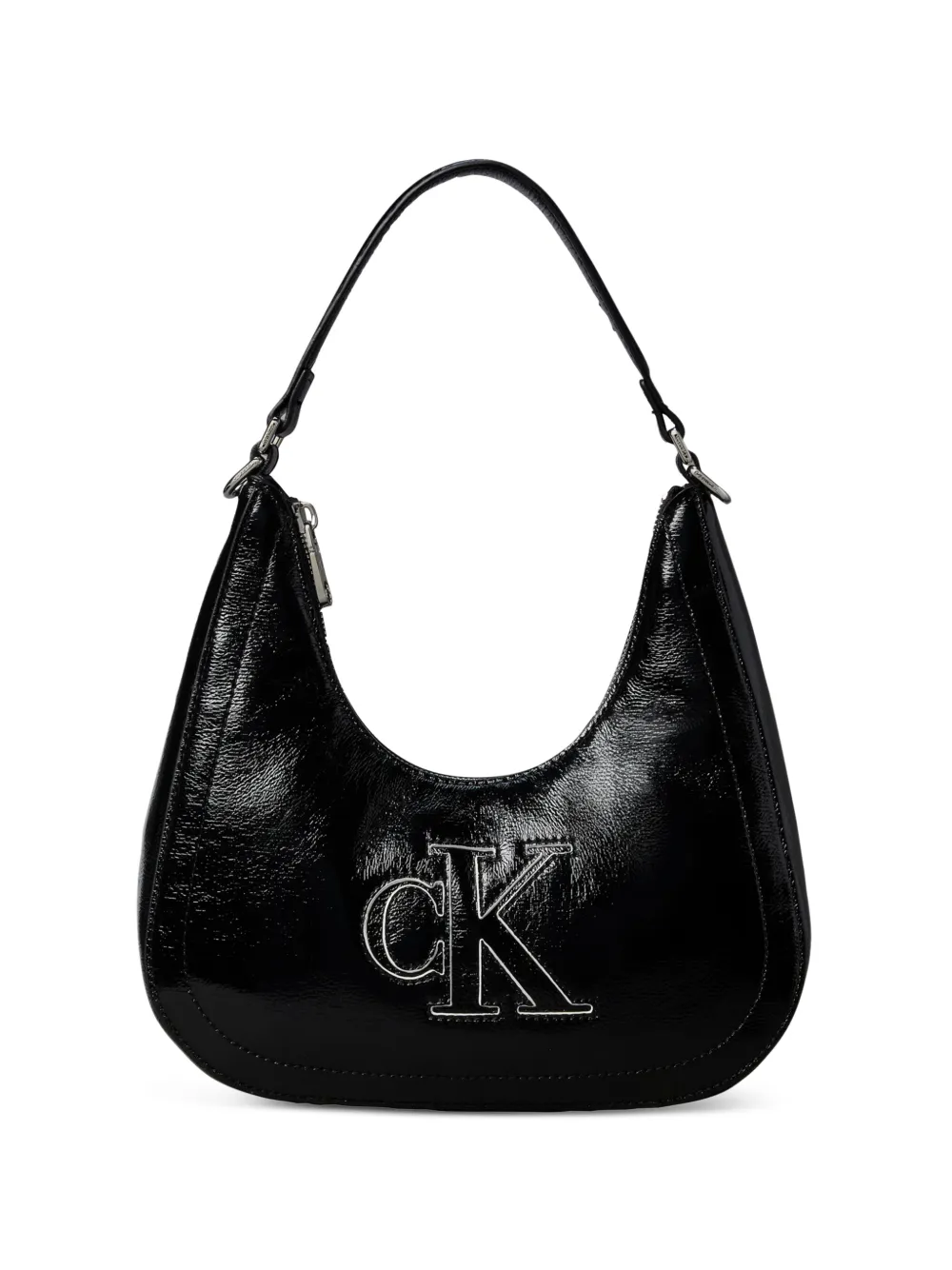 Calvin Klein logo-embroidered shoulder bag