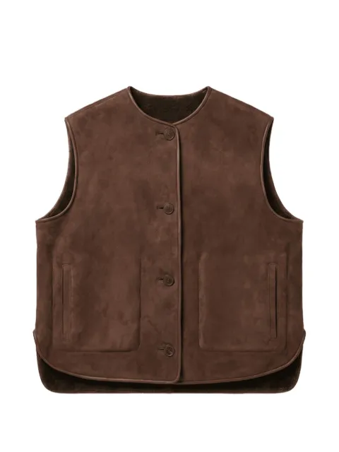 AIN AMOR Aaandone suede gilet