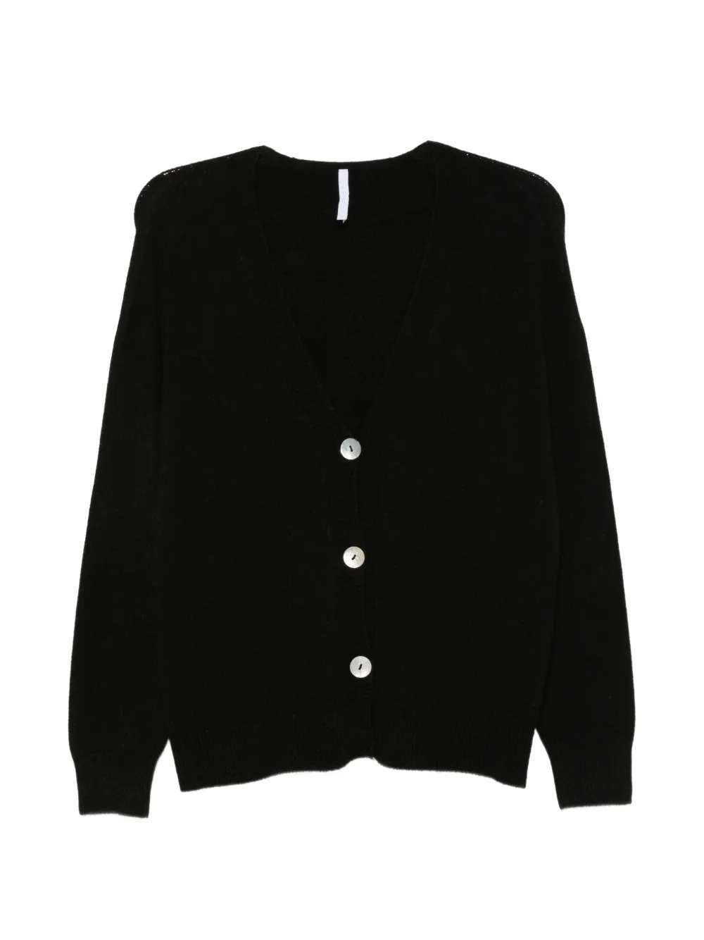 IMPERIAL V-neck button-up cardigan - Nero
