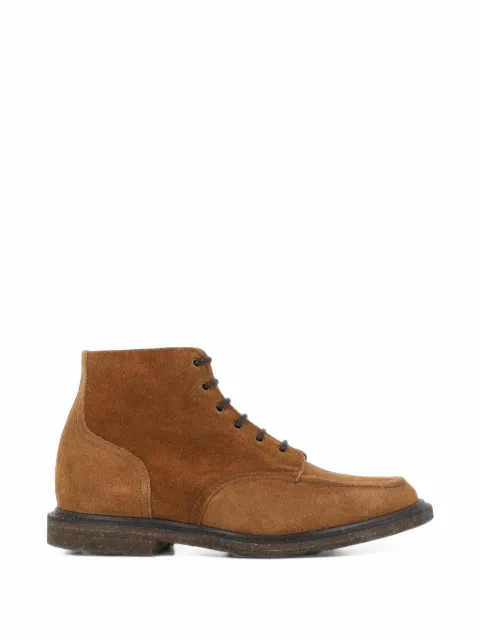 Sanders lace-up suede boots