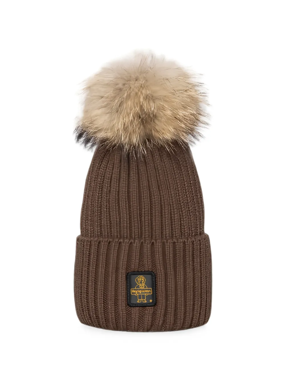 Refrigiwear bonnet nervuré à pompon - Marron