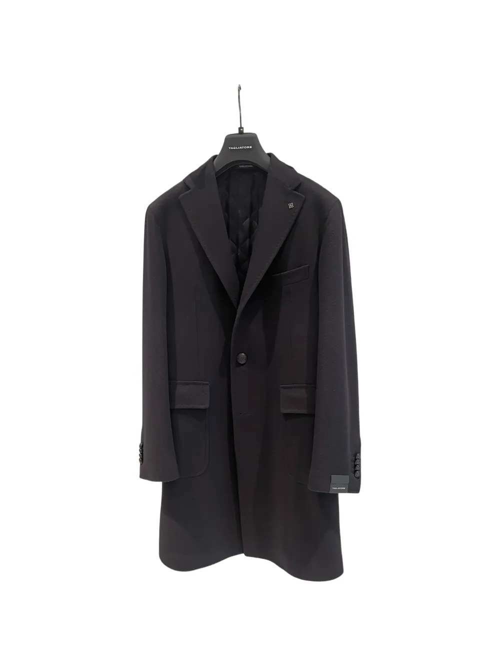 Tagliatore single-breasted martingala coat - Blu