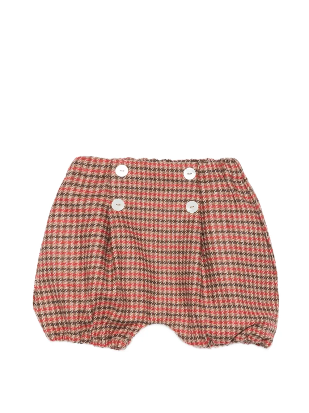 Mariella Ferrari houndstooth-pattern shorts - Marron Mariella Ferrari houndstooth-pattern shorts - Marron