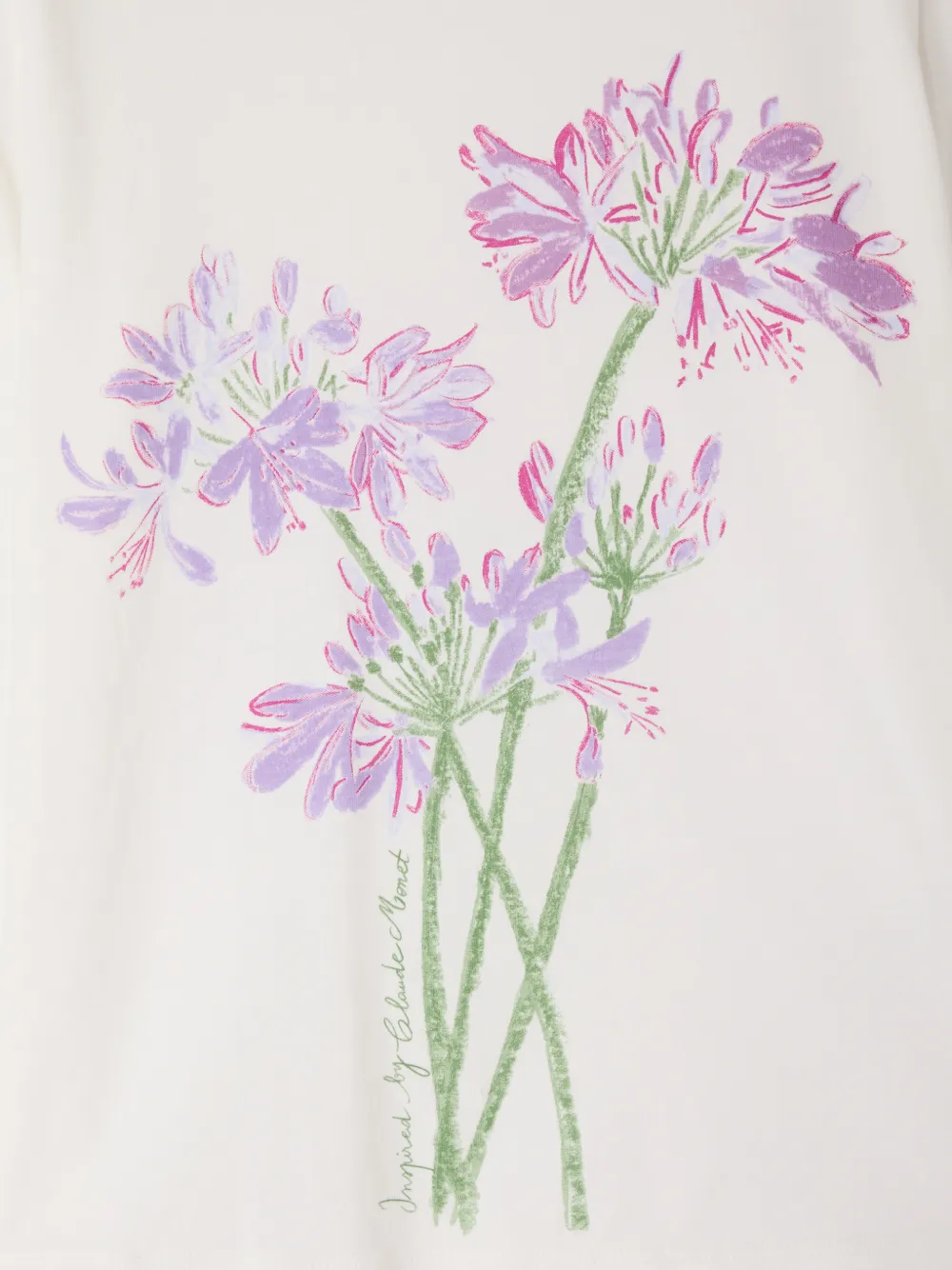 Bonpoint T-shirt met bloemenprint Wit