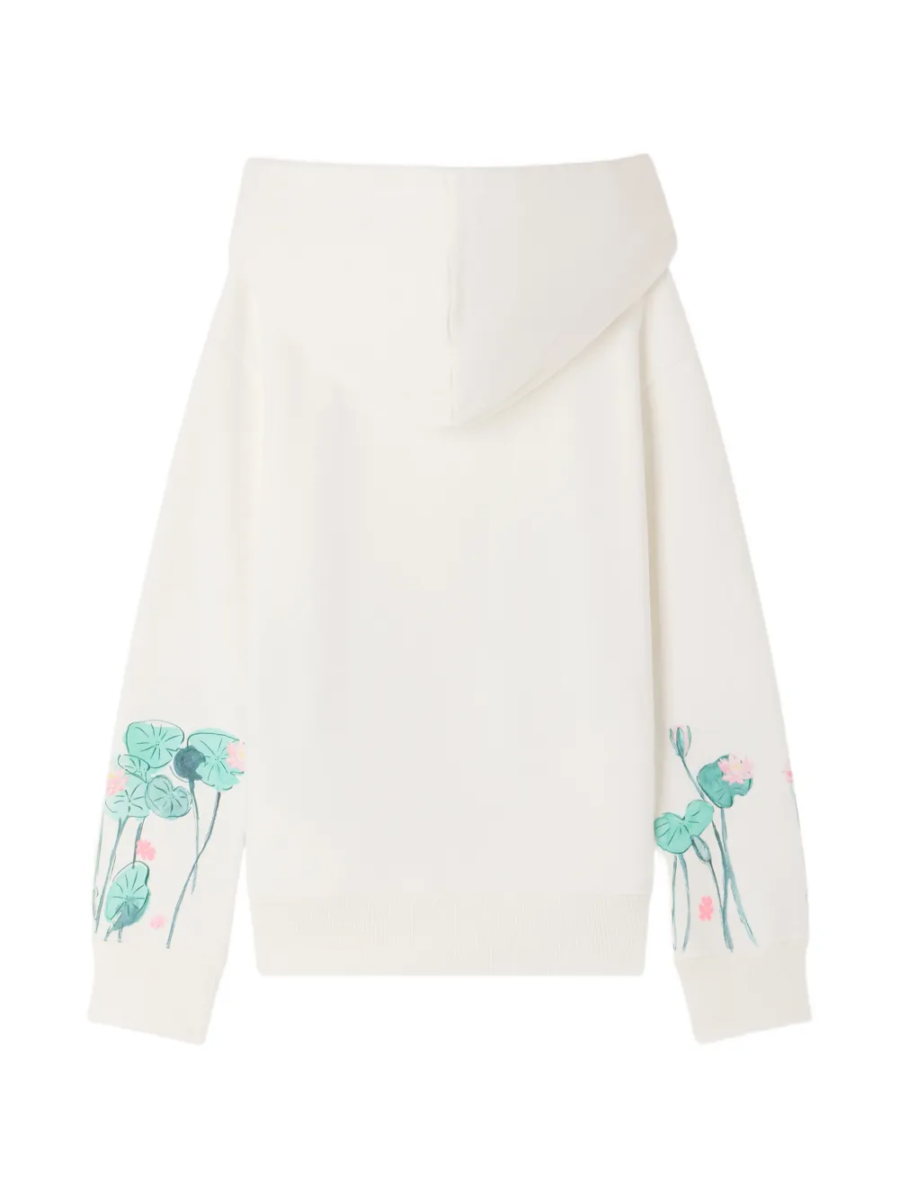 Bonpoint MoMA hoodie met bloemen-print Wit