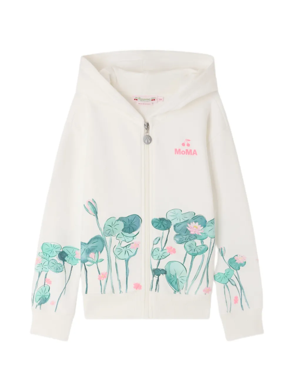 Bonpoint MoMA Hoodie mit Blumenprint - Weiß