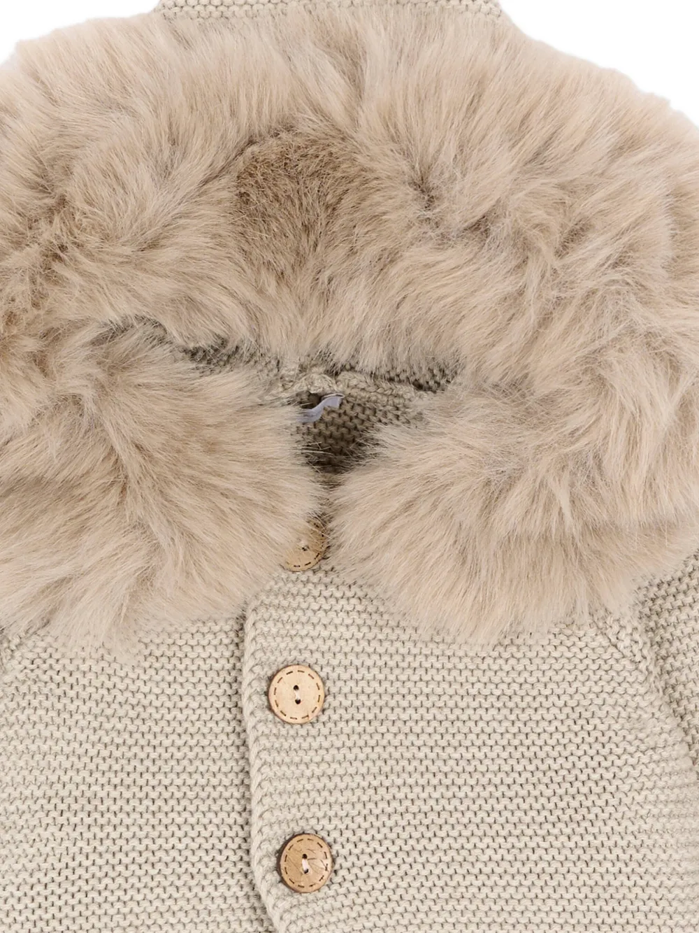 Martin Aranda hooded jacket Beige