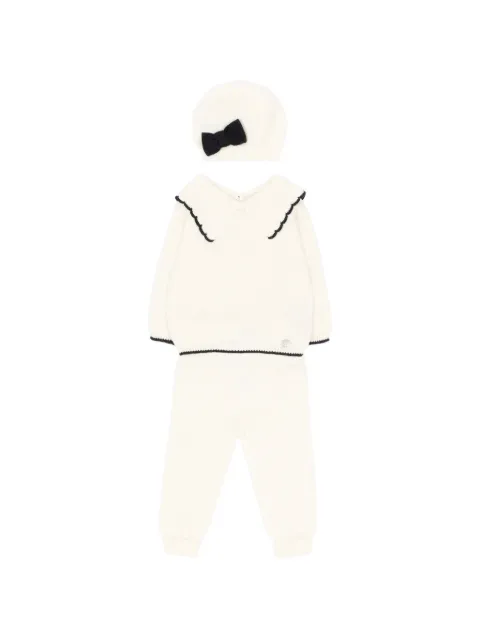 Martin Aranda bow-detail knit set