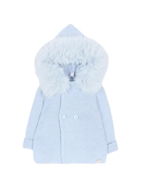 Martin Aranda faux-fur trim hooded coat