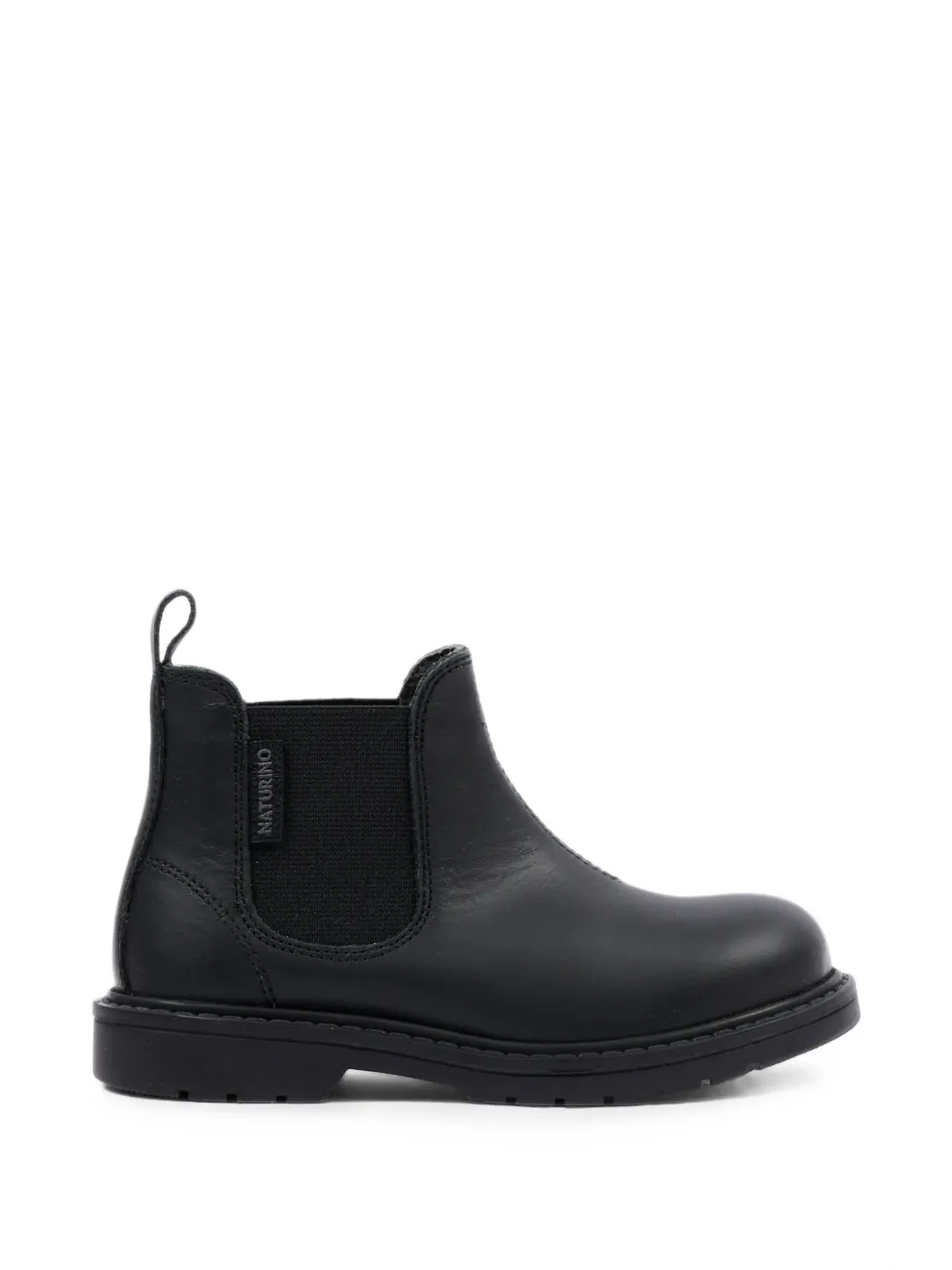 NATURINO leather ankle Chelsea boots Zwart