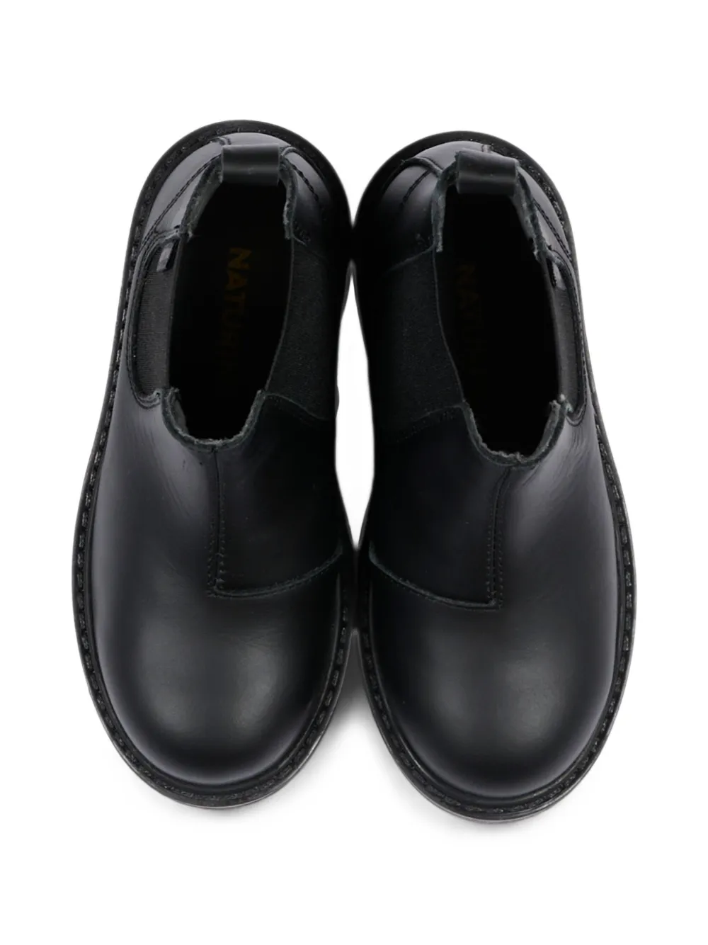 NATURINO leather ankle Chelsea boots Zwart