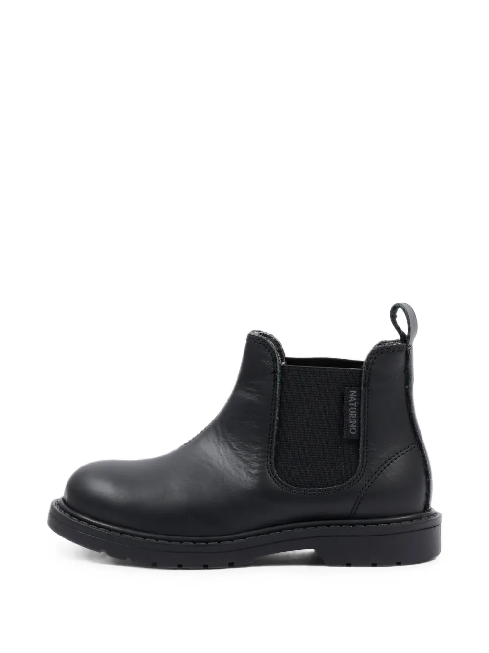 NATURINO leather ankle Chelsea boots Zwart