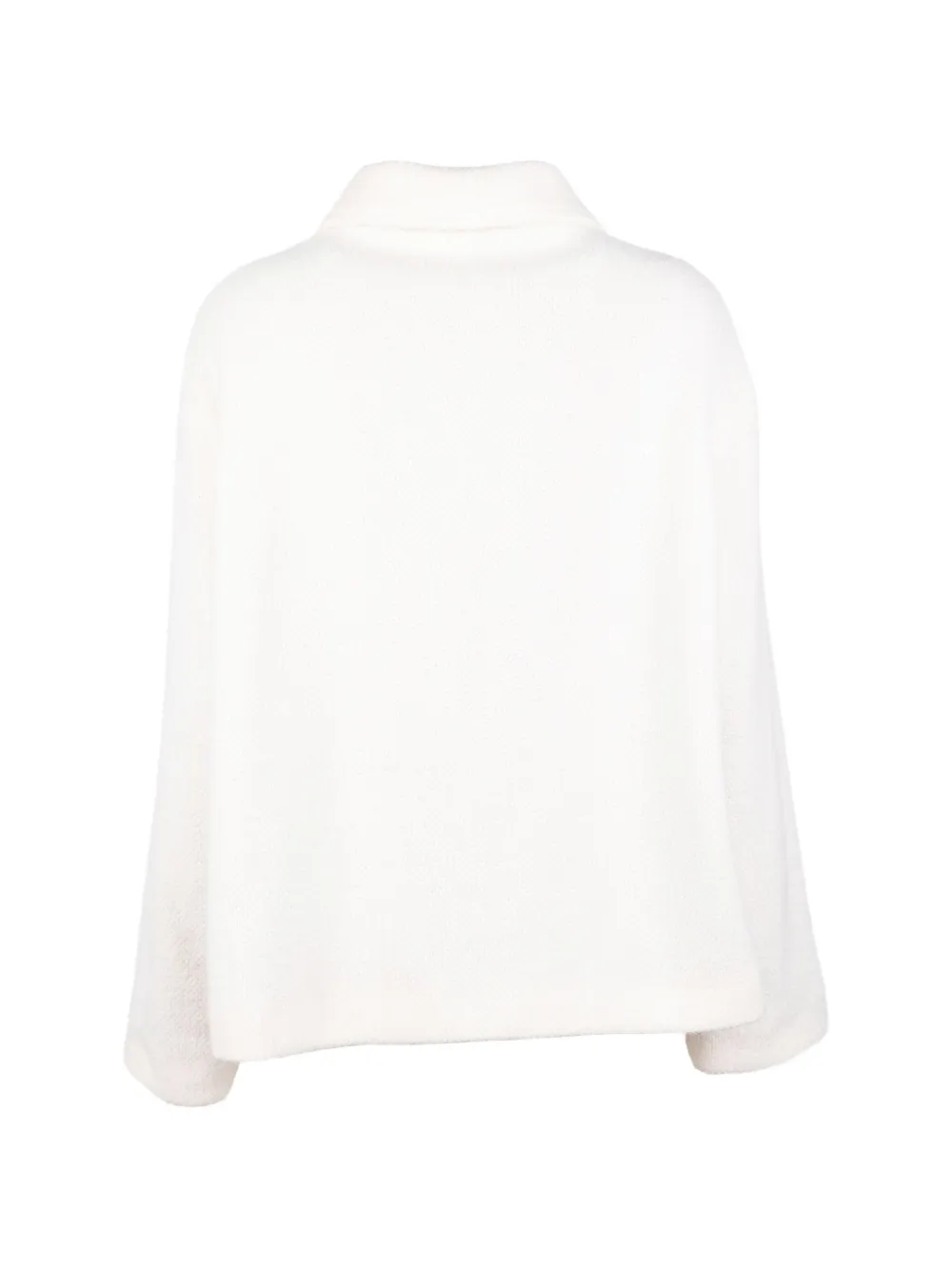 Vicario Cinque bouclé-textured collar coat Beige