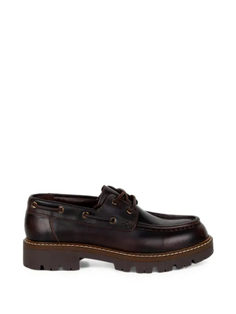 Stokton Rochelle lace-up lug-sole loafers