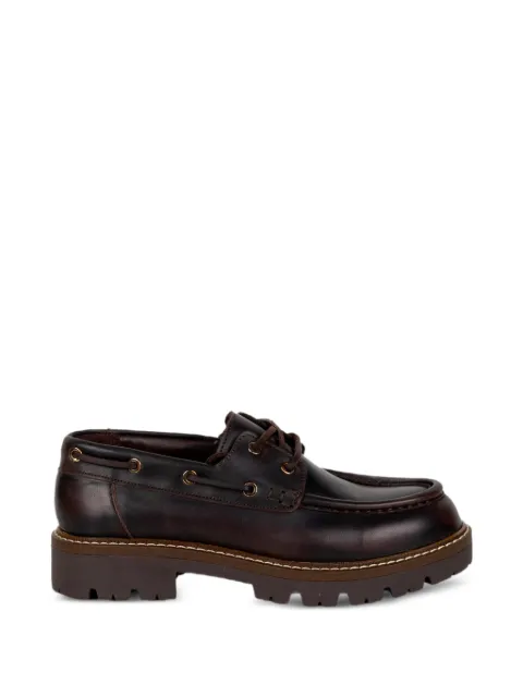 Stokton Rochelle lace-up lug-sole loafers