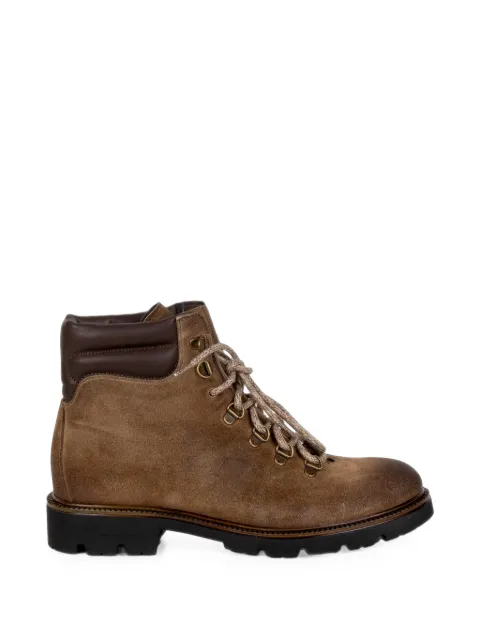 FRANCO FEDELE lace-up suede boots