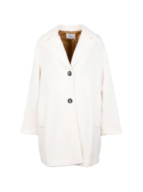 Vicario Cinque textured single-breasted coat