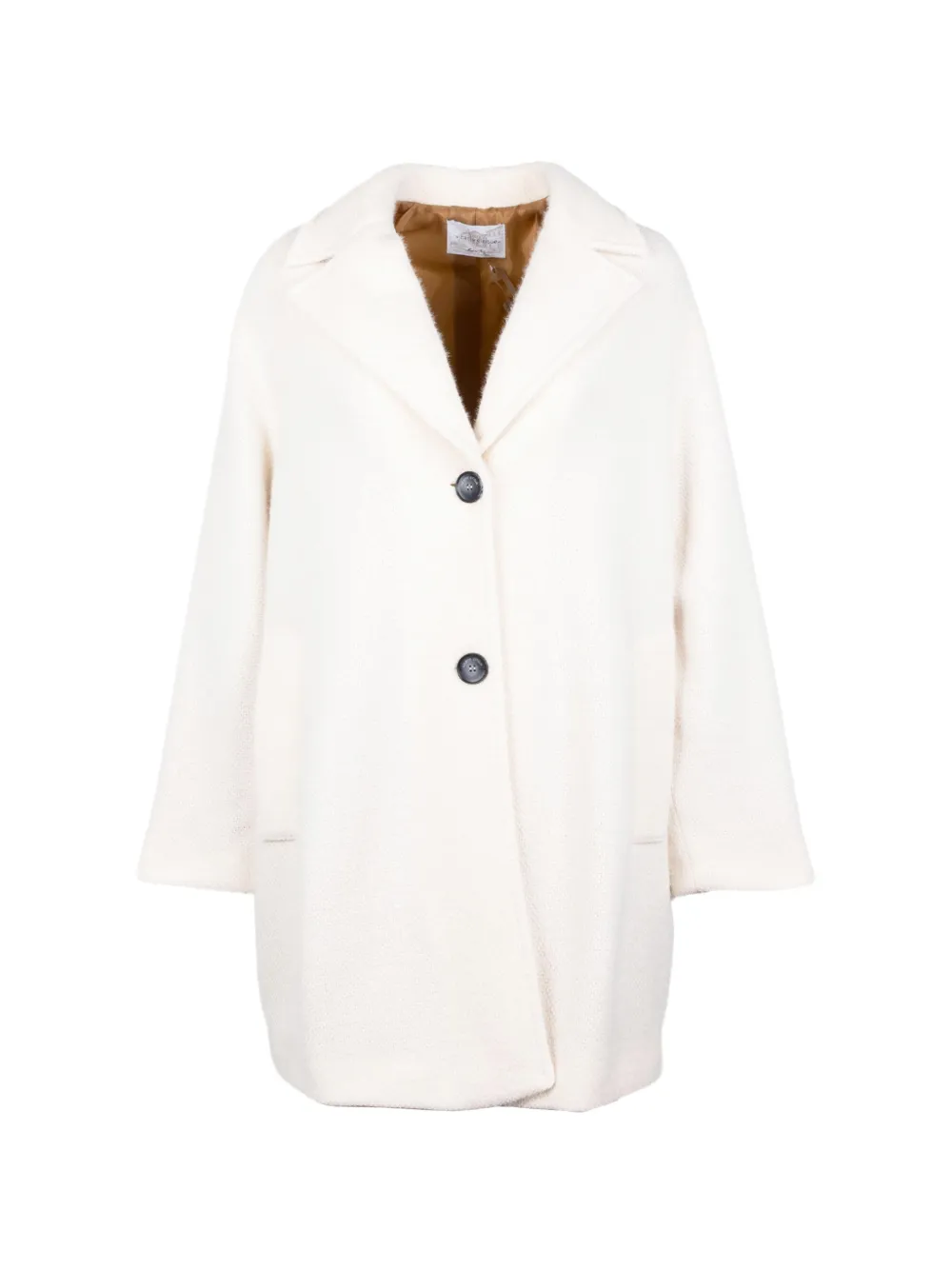 Vicario Cinque textured single-breasted coat