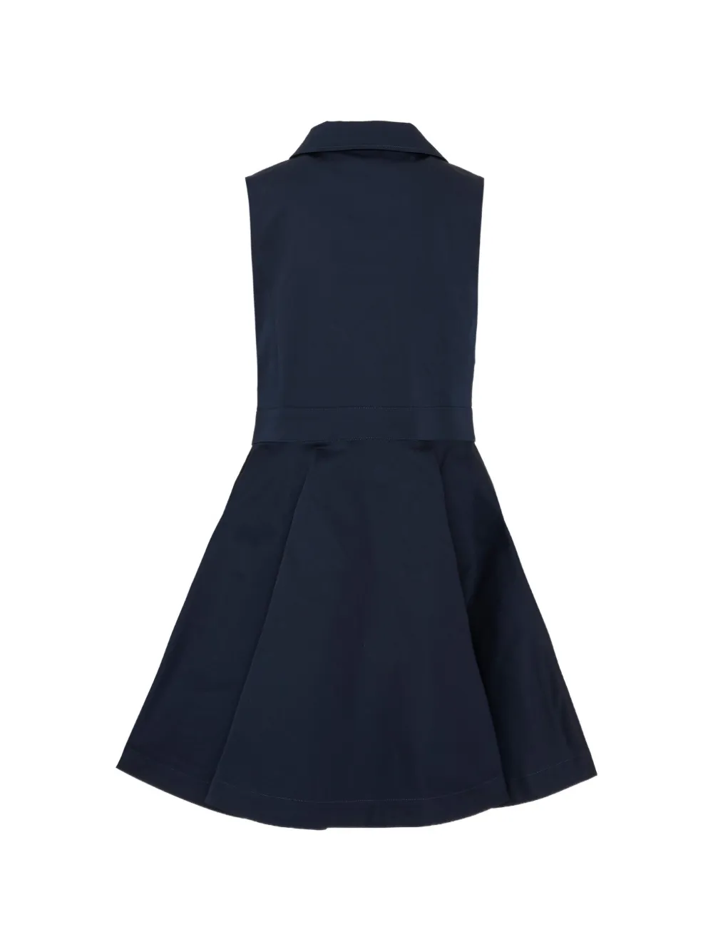 Fendi Kids double-breasted sleeveless dress Blauw