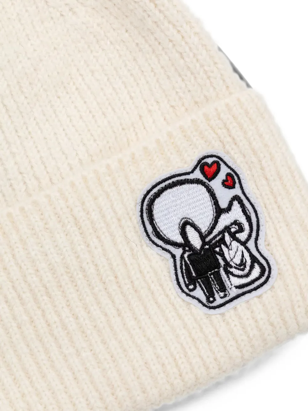 Karl Lagerfeld Ikonik muts met patch Beige