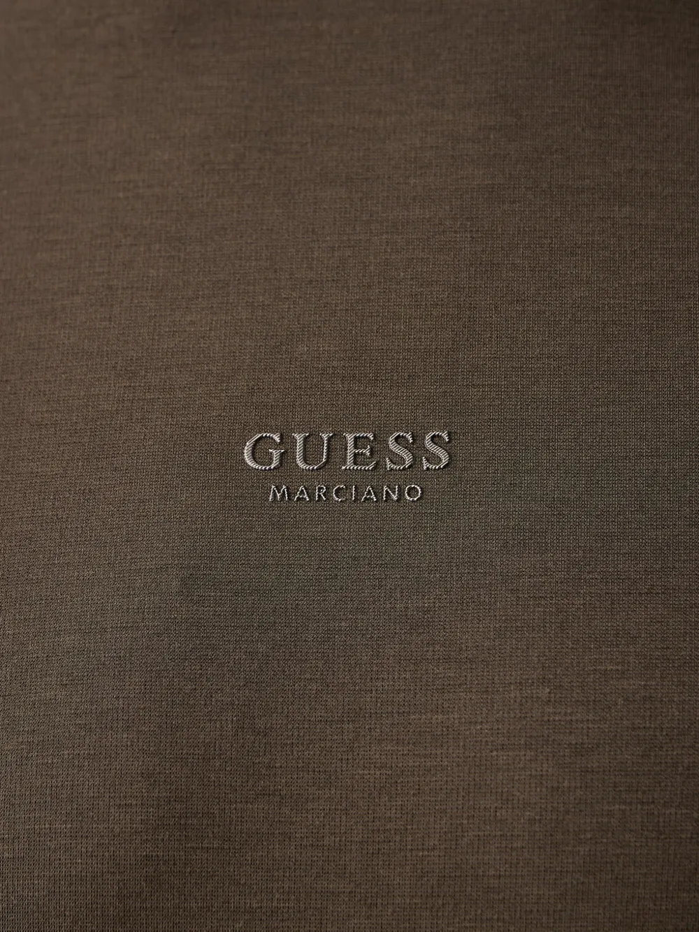 GUESS USA T-shirt met logoprint met ronde hals Bruin