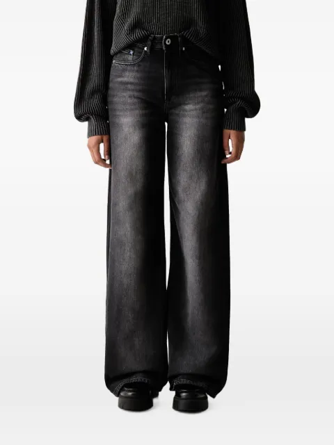 Karl Lagerfeld Jeans jeans anchos con efecto degradado