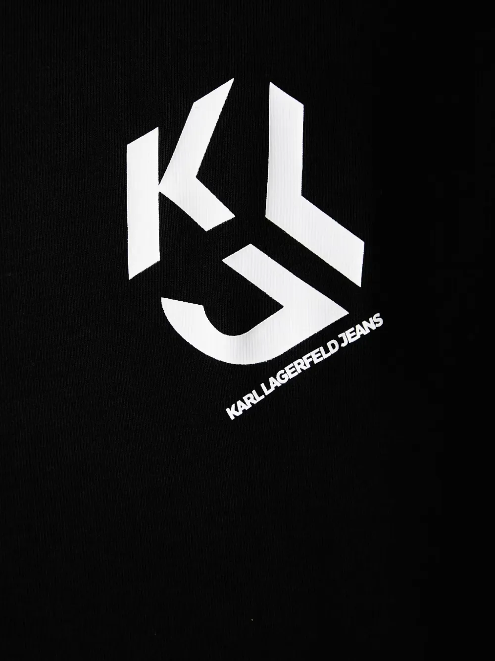 Karl Lagerfeld Jeans logo-print hoodie Zwart