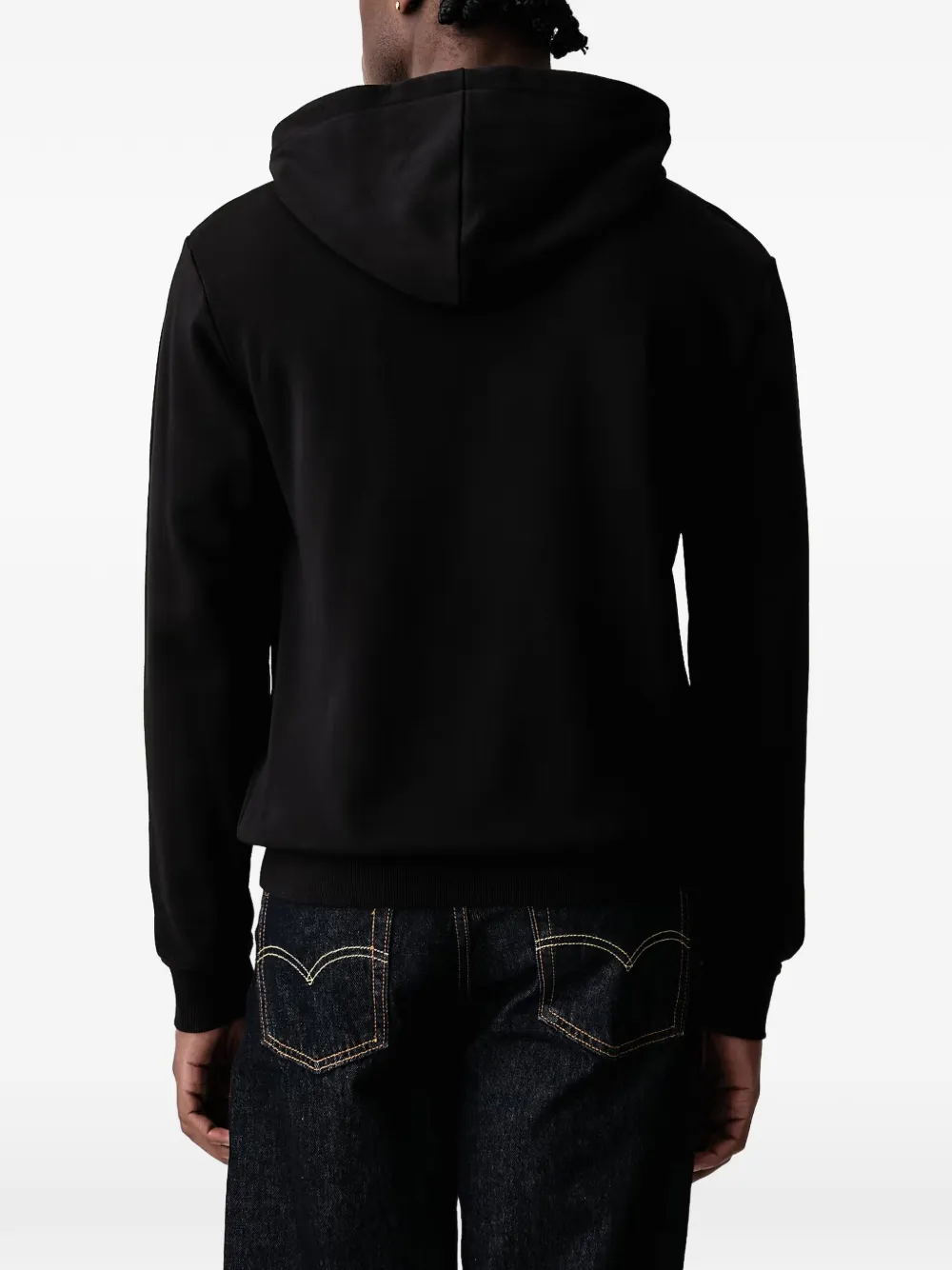 Karl Lagerfeld Jeans logo-print hoodie Zwart