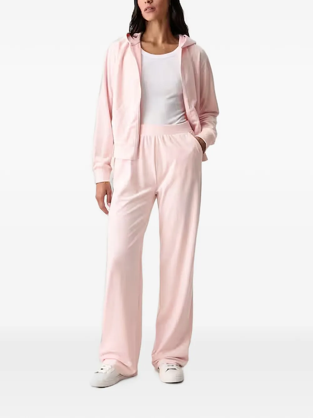 GUESS USA Trainingsbroek met logo-reliëf Roze