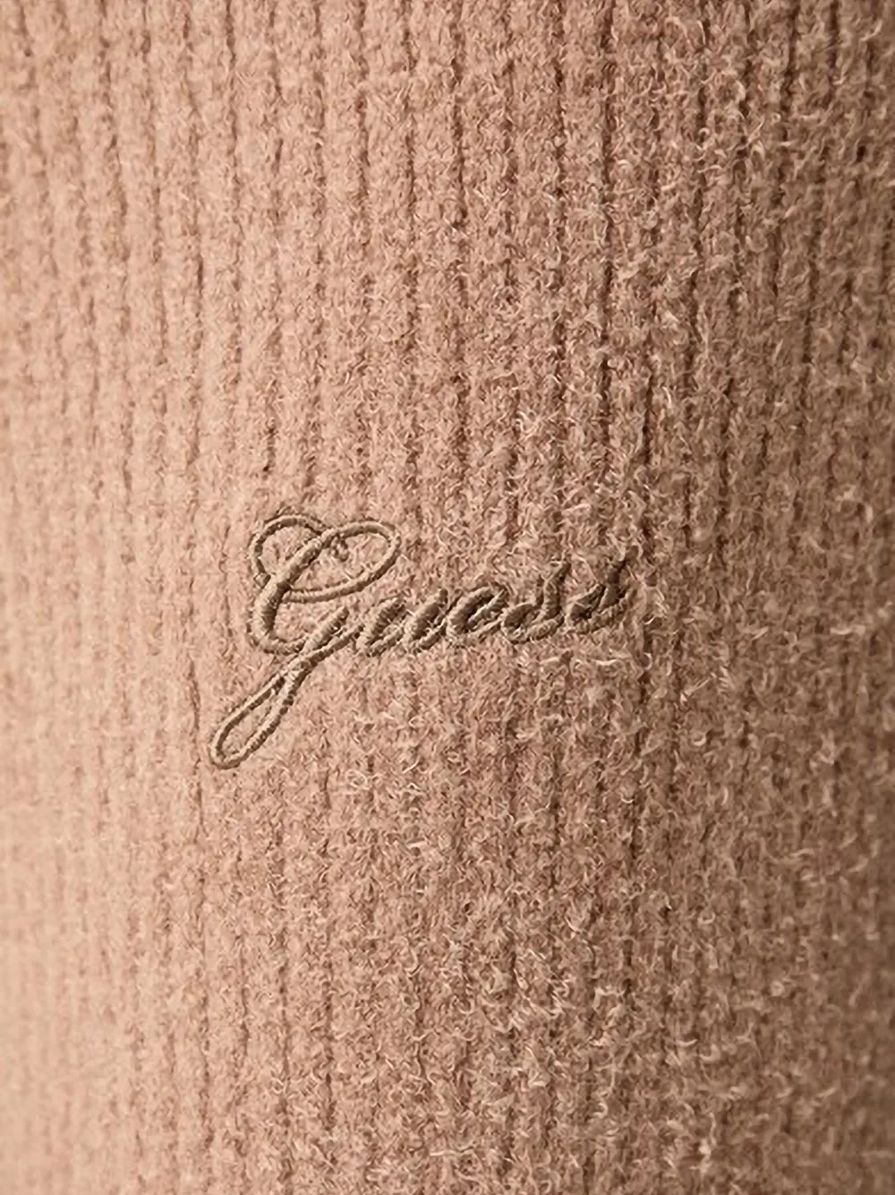 GUESS USA Geribbelde loungebroek Beige