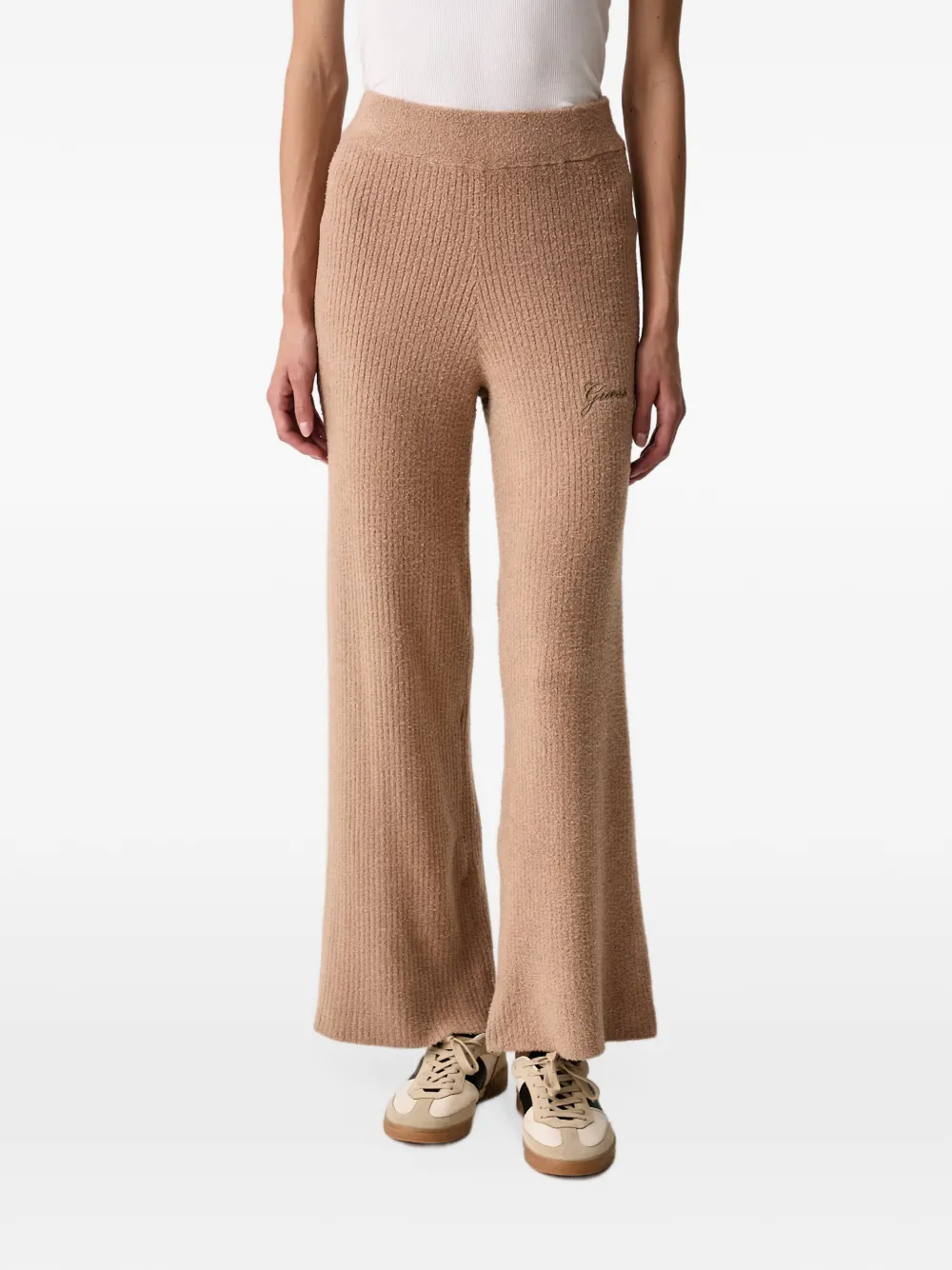 GUESS USA ribbed loungewear trousers - Toni neutri
