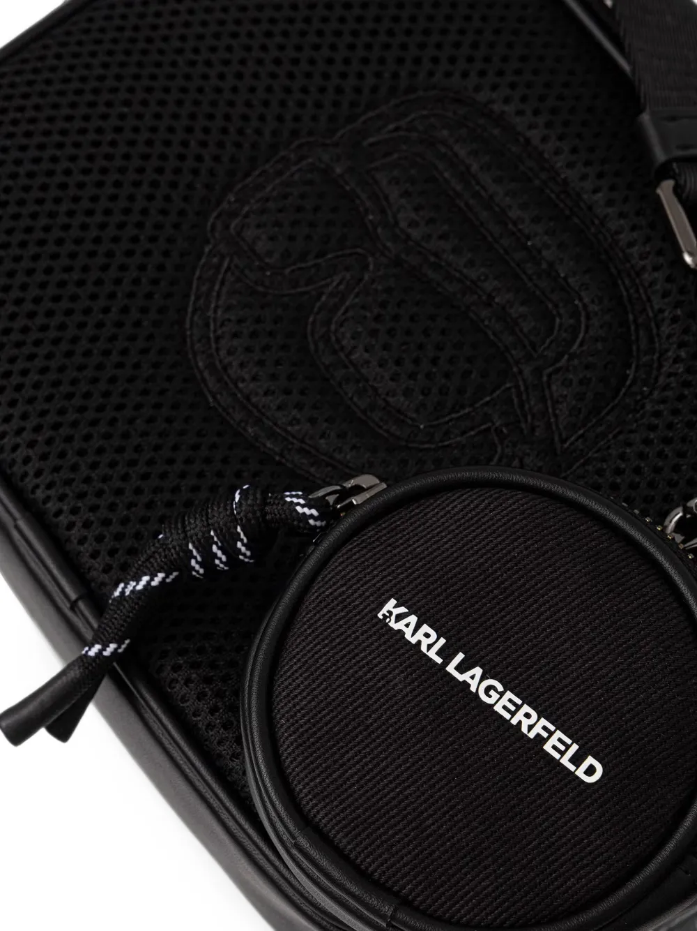 Karl Lagerfeld Ikon detachable-pouch belt bag Zwart