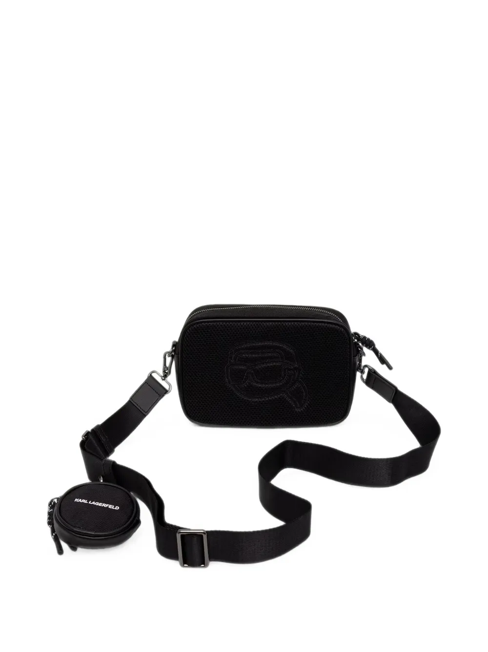 Karl Lagerfeld Ikon detachable-pouch belt bag Zwart