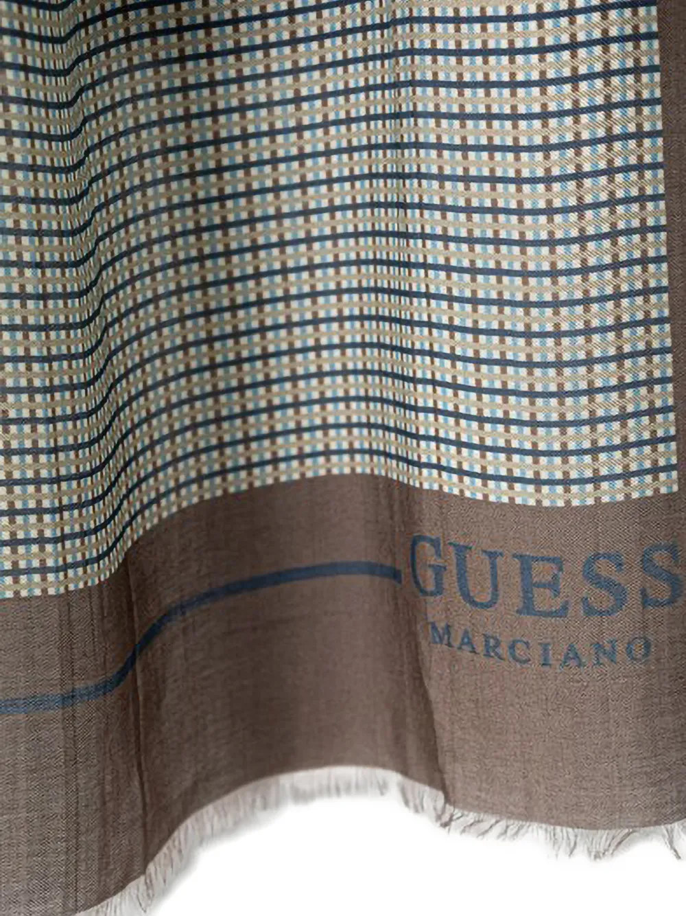 GUESS USA Geruite sjaal Bruin