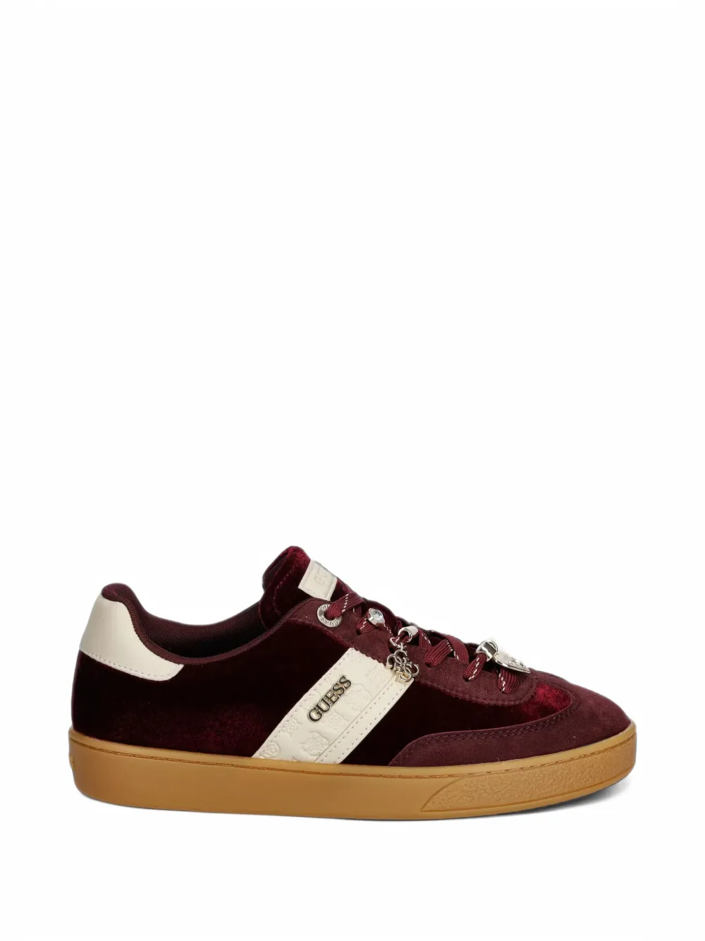 GUESS USA Naoki velvet sneakers - Rot
